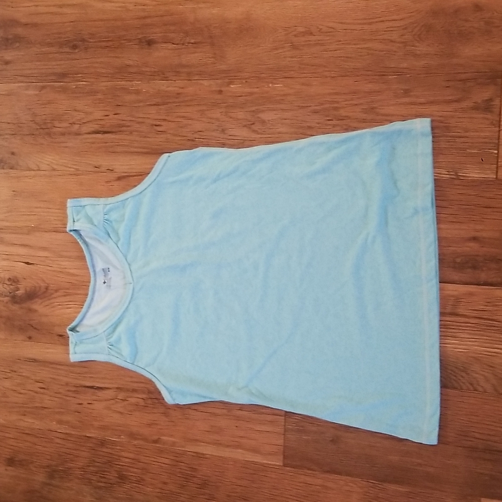 Teal columbia tank top
